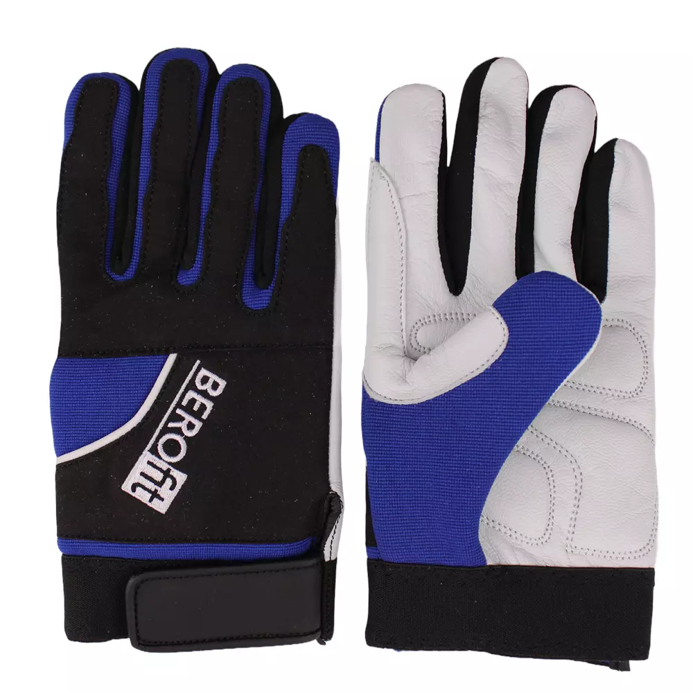 Beroft Curling Gloves partially lined - details