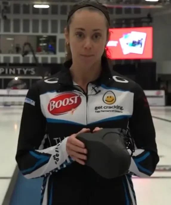 Joanne Courtney, former Team Homan, explains curling gripper usage