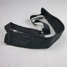Minigolf ball bag as belt black