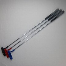 Minigolf Putter Professional in 3 lenghts and 4 colours right side normal 93 cm black