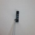 Minigolf Putter Professional in 3 lenghts and 4 colours left side short 85cm black