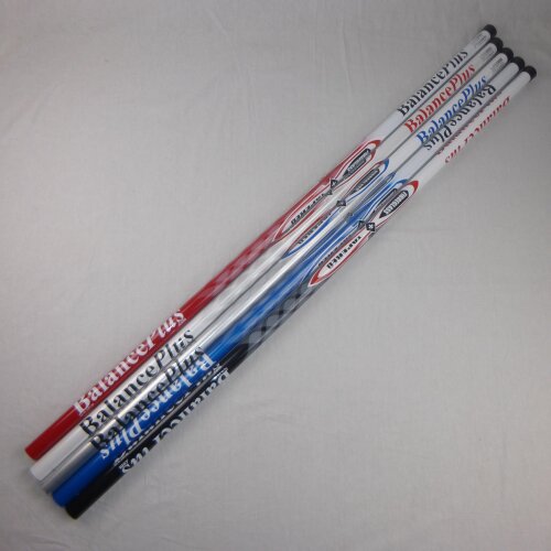 BalancePlus Curlingbesen Fiberglasgriff rot/weiss 26mm