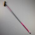 BP LiteSpeed RS Curlingbesen XL 22,9 cm (9") grau/pink