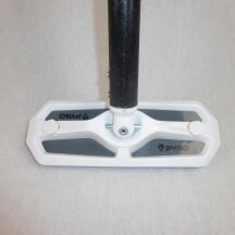 Olson Starterset: Crosskick Curlingschuh + Gripper + Fiberglas Curlingbesen mit beweglichem Kopf M11,5