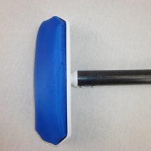 Olson Starterset: Crosskick Curlingschuh + Gripper + Fiberglas Curlingbesen mit beweglichem Kopf M11,5