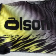 Olson Curlinghandschuhe Friction schwarz-gelb S