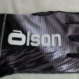 Olson Curlinghandschuhe Friction schwarz-gelb XL