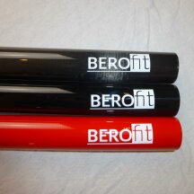 Berofit Curlingbesen Karbon mit BalancePlus Litespeedkopf &amp; RS Pad rot Standard 17,8 cm (7&quot;)