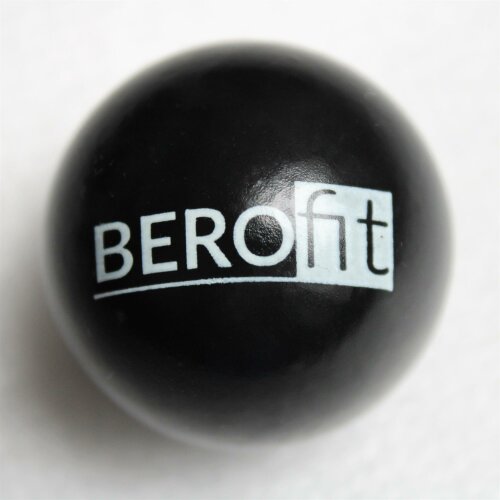 Minigolfballserie Berofit Turnierqualit&auml;t Schwarz - ca. 49cm,  weich, ca. 34g