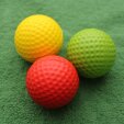 Minigolfball Soft grün