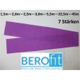 Berofit Excercise Band in 7 resistance levels and many lenghts (width 15 cm) extra light 0,15 mm - yellow 1,5 m