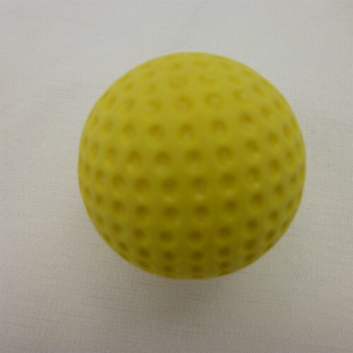 Minigolfball Allround Standard genoppt gelb