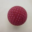Minigolfball Allround Standard genoppt rot