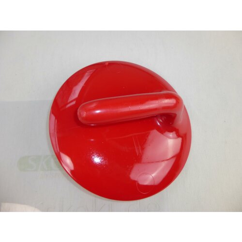 Curling Stone Handle red