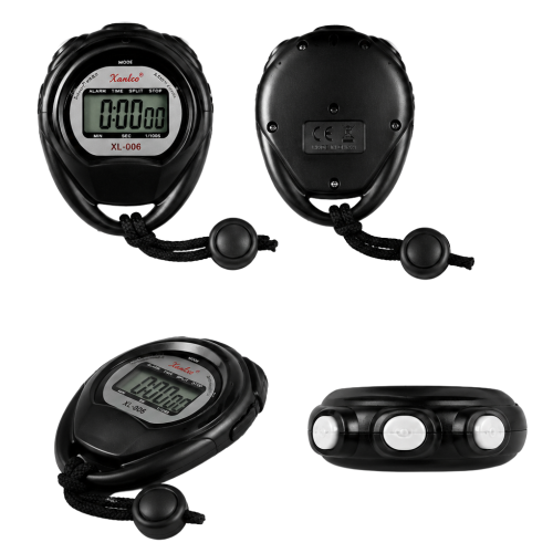 BEROfit Digital Stopwatch XL-006 – Professional Sports Timer with 1/100 Second Precision | Ideal for Training, Competition & Curling