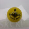 Minigolfball Smilie Turnierqualit&auml;t 5 gelb - ca. 40cm, weich, ca. 35g