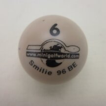 Minigolfball Smilie Turnierqualit&auml;t 6 beige - ca....