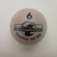 Minigolfball Smilie Turnierqualit&auml;t 6 beige - ca. 30cm, mittelhart, ca. 36g