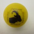 Minigolfball Motiv Tierkreiszeichen gelb Steinbock