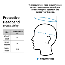 Goldline Head First Protective Headband Pink XS/S
