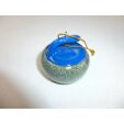 Curling Rock Christmas Tree Ornament yellow